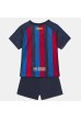 Fotbalové Dres Barcelona Dětské Domácí Oblečení 2022-23 Krátký Rukáv (+ trenýrky)